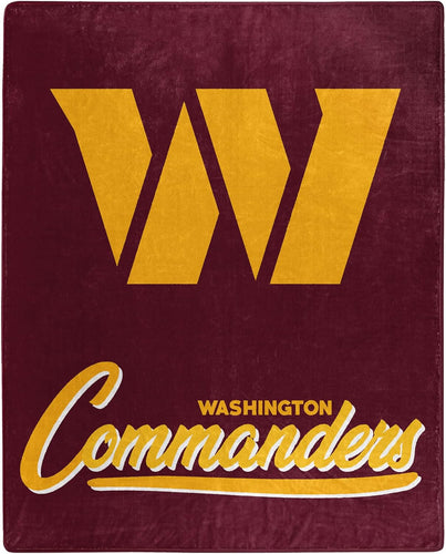 Washington Commanders Plush Throw Blanket -  50