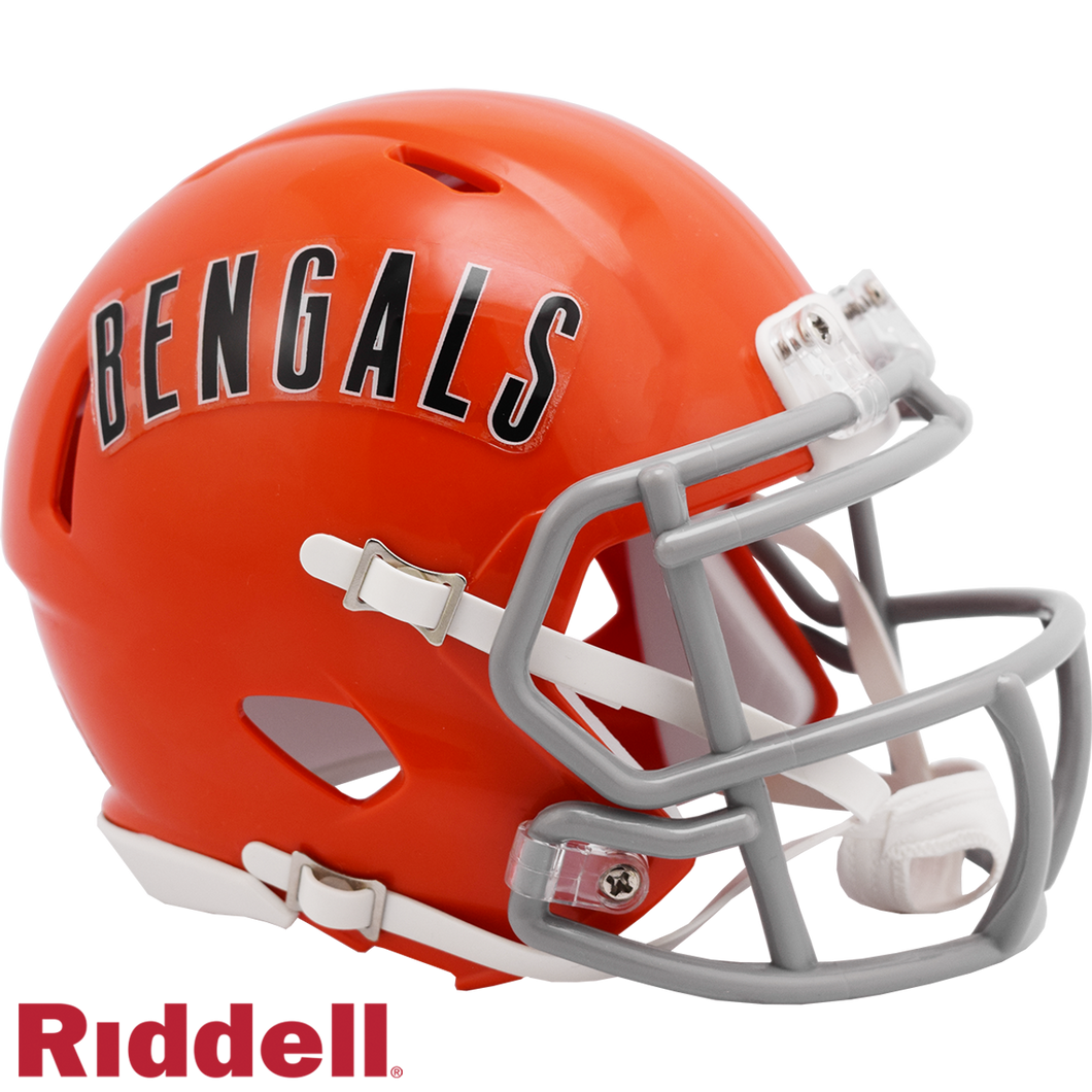 Cincinnati Bengals 1968-79 Throwback Riddell Speed Mini Helmet