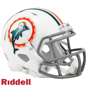 Miami Dolphins Tribute Riddell Speed Mini Helmet