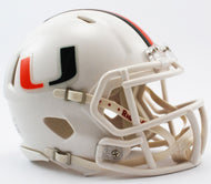 Miami Hurricanes Riddell Speed Mini Helmet