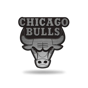 Chicago Bulls Antique Brushed Metal Auto Emblem