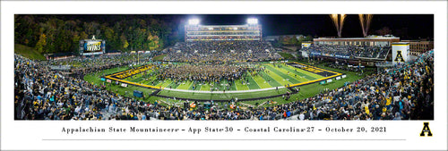 Appalachian State Mountaineers Football Kidd Brewer Stadium Panoramic Picture
