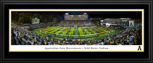 Appalachian State Mountaineers Football Kidd Brewer Stadium Run Out Panoramic Picture