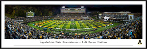 Appalachian State Mountaineers Football Kidd Brewer Stadium Run Out Panoramic Picture