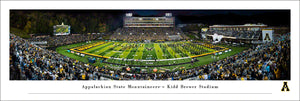 Appalachian State Mountaineers Football Kidd Brewer Stadium Run Out Panoramic Picture