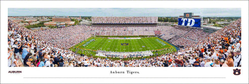 Auburn Tigers Football Jordan-Hare Stadium 50 Yard Line Panoramic Picture