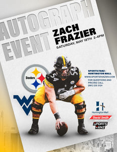 Zach Frazier Pittsburgh Steelers & WVU Autograph Event