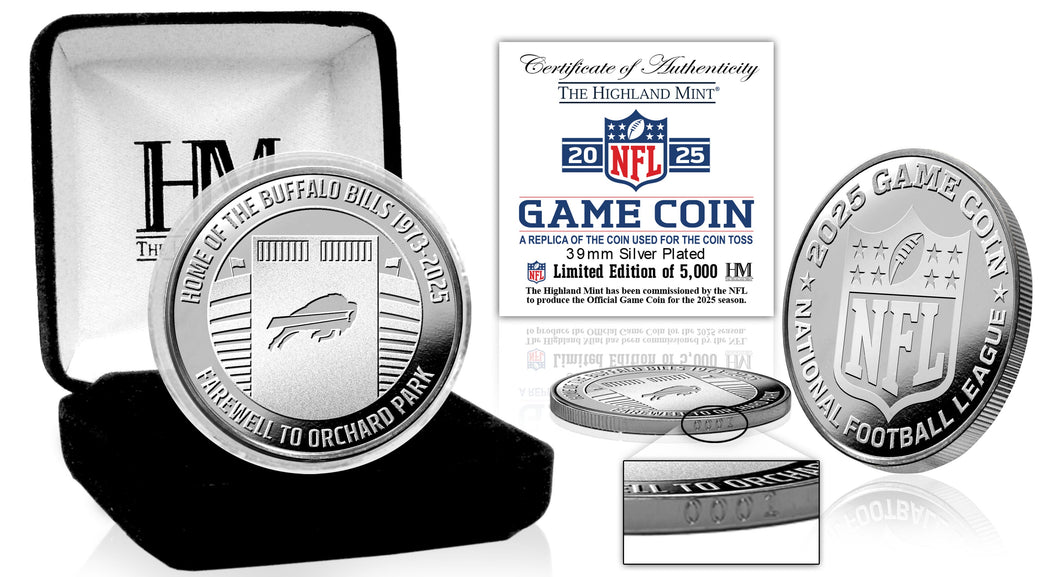 Buffalo Bills NFL 2025 Coin Toss Silver Coin