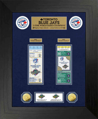Toronto Blue Jays World Series Deluxe Gold Coin & Ticket Collection