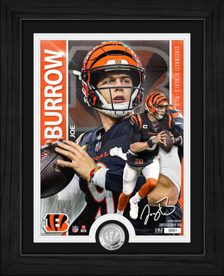 Joe Burrow Cincinnati Bengals Artist Proof Silver Coin Photo Mint
