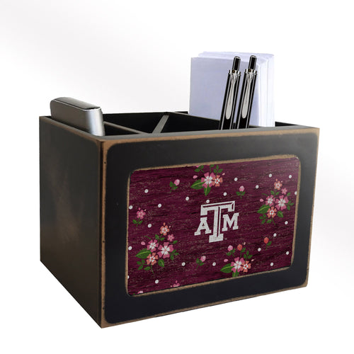 Texas A&M Aggies Floral Desktop Organizer