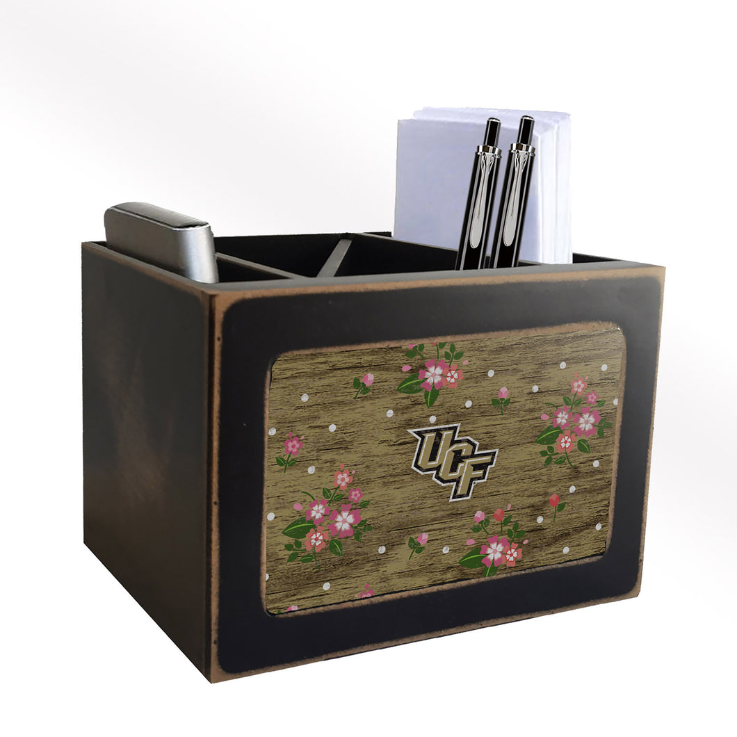 UCF Knights Floral Desktop Organizer