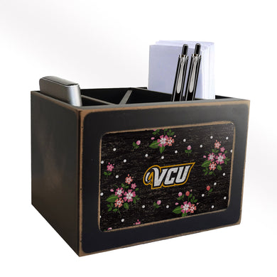VCU Rams Floral Desktop Organizer