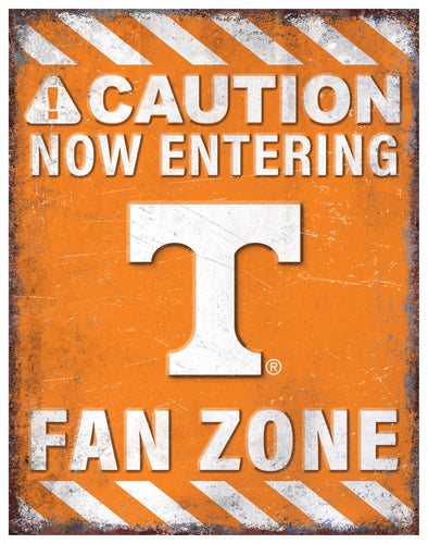 Tennessee Volunteers Fan Zone Metal Sign - 12