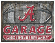 Alabama Crimson Tide Garage Metal Sign - 12"x16"