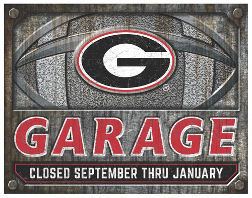 Georgia Bulldogs Garage Metal Sign - 12