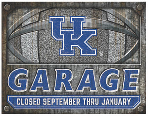 Kentucky Wildcats Garage Metal Sign - 12"x16"