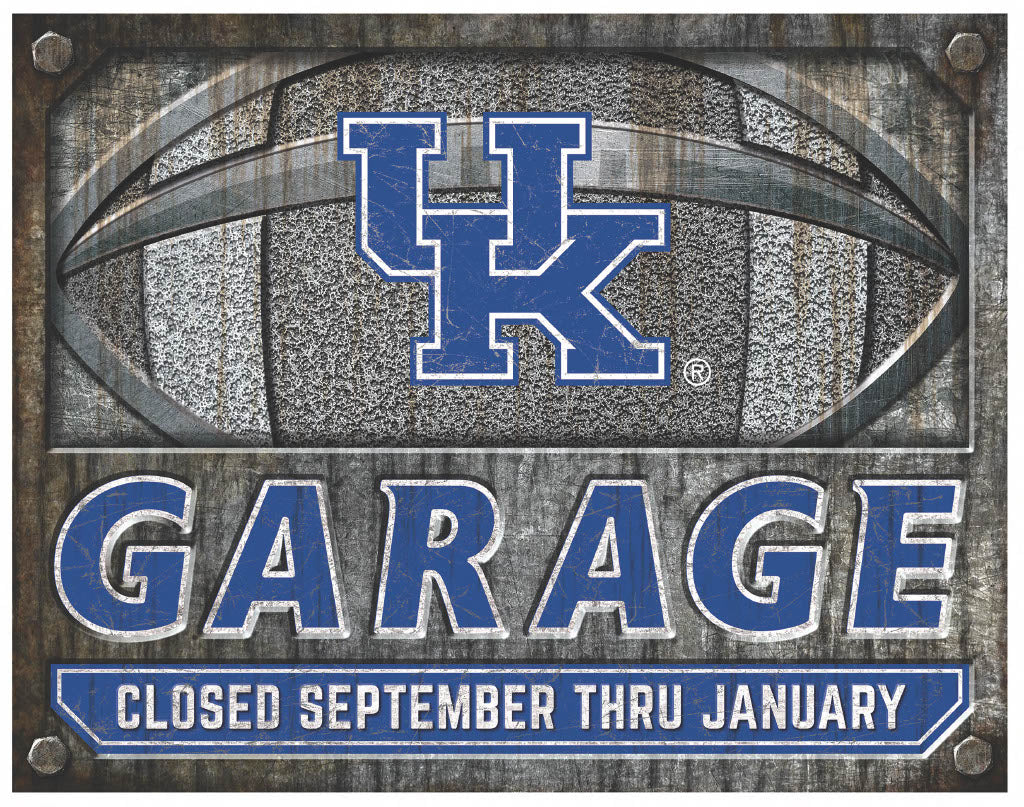 Kentucky Wildcats Garage Metal Sign - 12