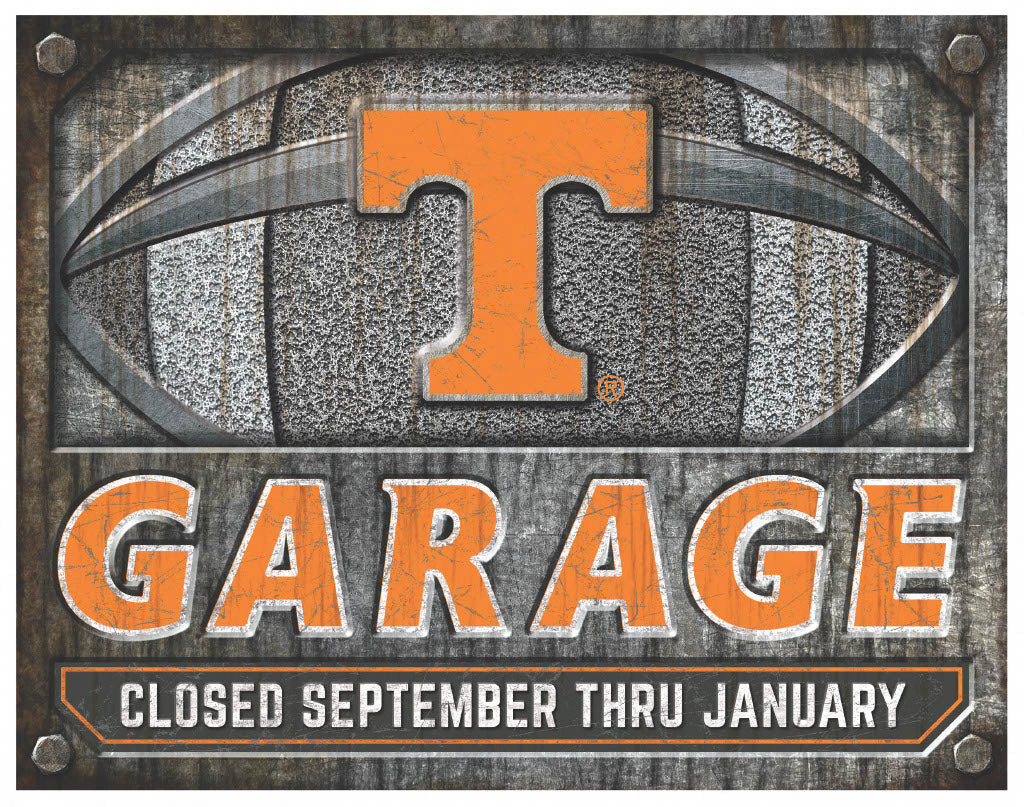 Tennessee Volunteers Garage Metal Sign - 12