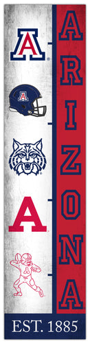 Arizona Wildcats Team Logo Evolution Wood Sign -  6