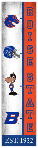 Boise State Broncos Team Logo Evolution Wood Sign -  6