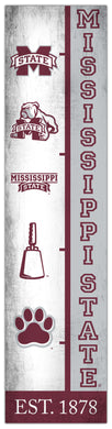 Mississippi State Bulldogs Team Logo Evolution Wood Sign -  6