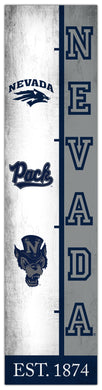 Nevada Wolfpack Team Logo Evolution Wood Sign -  6