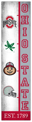 Ohio State Buckeyes Team Logo Evolution Wood Sign -  6
