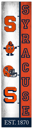 Syracuse Orange Team Logo Evolution Wood Sign -  6