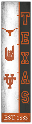 Texas Longhorns Team Logo Evolution Wood Sign -  6