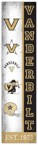 Vanderbilt Commodores Team Logo Evolution Wood Sign -  6