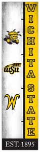 Wichita State Shockers Team Logo Evolution Wood Sign -  6"x24"