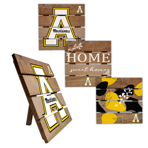 Appalachian State Mountaineers Four-Piece Hot Plate Set