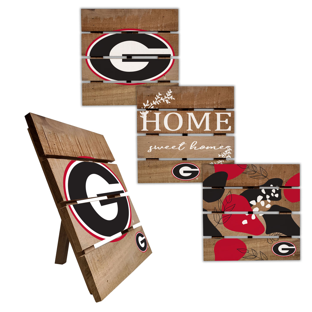 Georgia Bulldogs Four-Piece Hot Plate Set