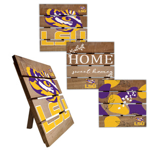 LSU Tigers Four-Piece Hot Plate Set