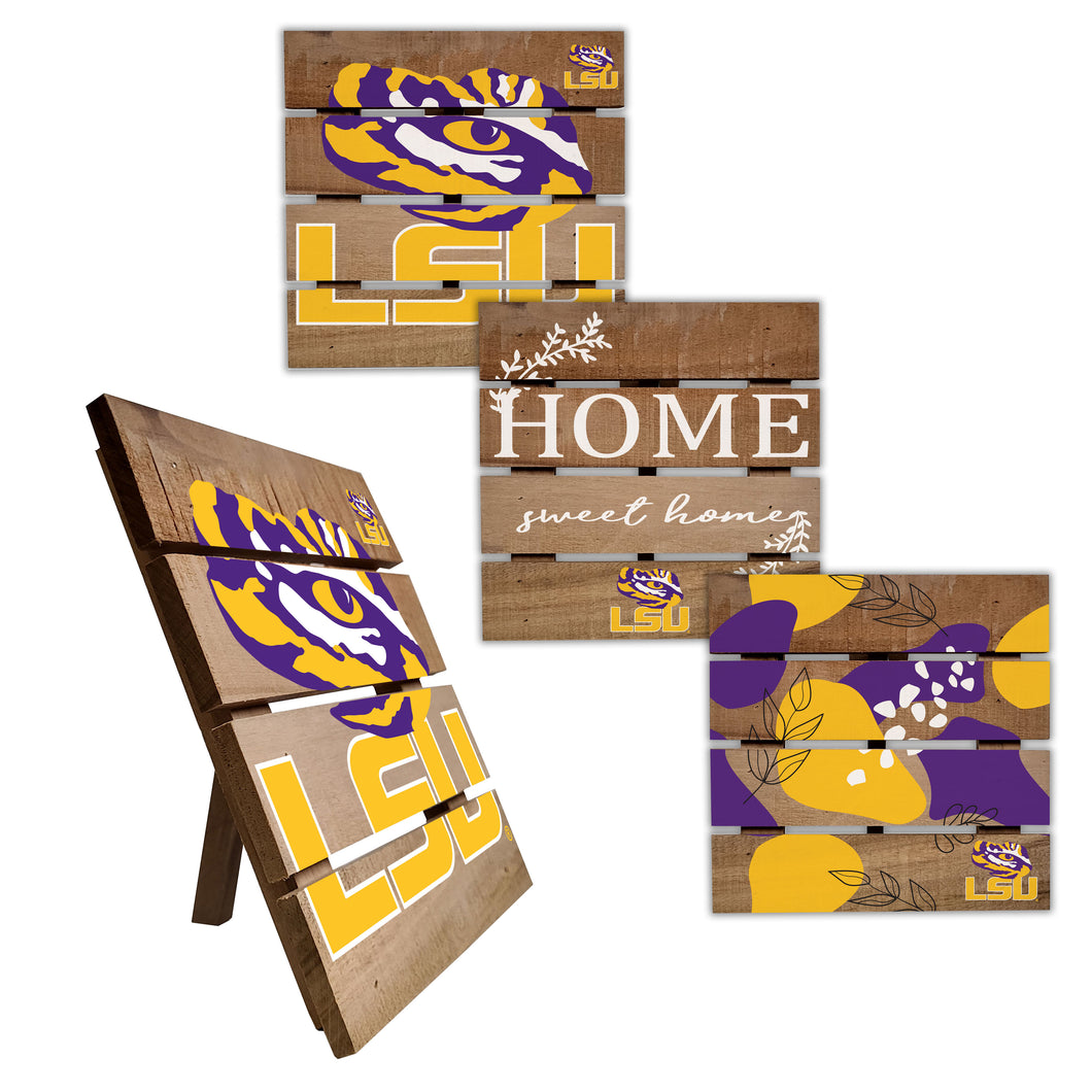 LSU Tigers Four-Piece Hot Plate Set