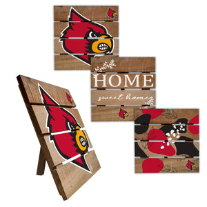 Louisville Cardinals Four-Piece Hot Plate Set