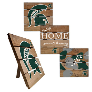 Michigan State Spartans Four-Piece Hot Plate Set