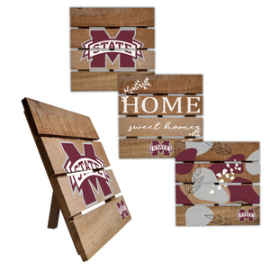 Mississippi State Bulldogs Four-Piece Hot Plate Set