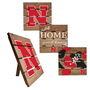 Nebraska Cornhuskers Four-Piece Hot Plate Set