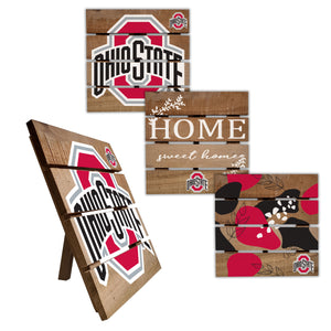 Ohio State Buckeyes Four-Piece Hot Plate Set