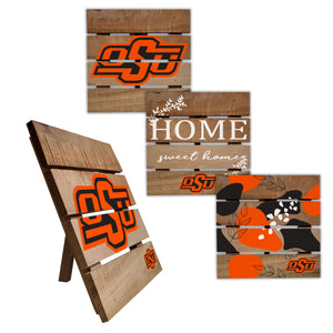 Oklahoma State Cowboys Four-Piece Hot Plate Set