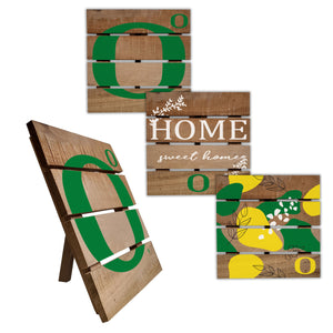 Oregon Ducks Four-Piece Hot Plate Set