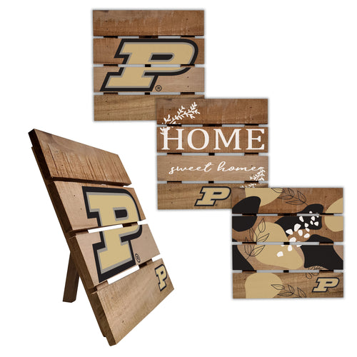 Purdue Boilermakers Four-Piece Hot Plate Set