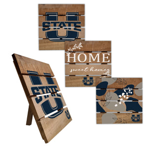 Utah State Aggies Four-Piece Hot Plate Set