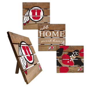 Utah Utes Four-Piece Hot Plate Set
