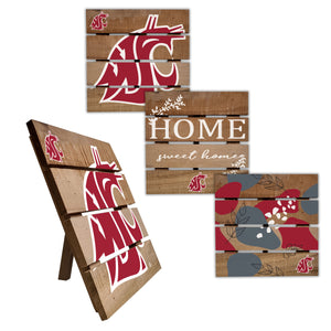 Washington State Cougars Four-Piece Hot Plate Set