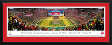 Ohio State Buckeyes 2014 CFP National Champions Panoramic Picture