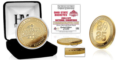 Ohio State Buckeyes 2025 CFP National Champions Gold Coin