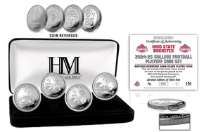 Ohio State Buckeyes 2024  CFP National Champions Silver Game Coin Set